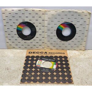 The Who 45 Record Lot of 3 Rock Who Are You Pinball Wizard Squeeze Box
